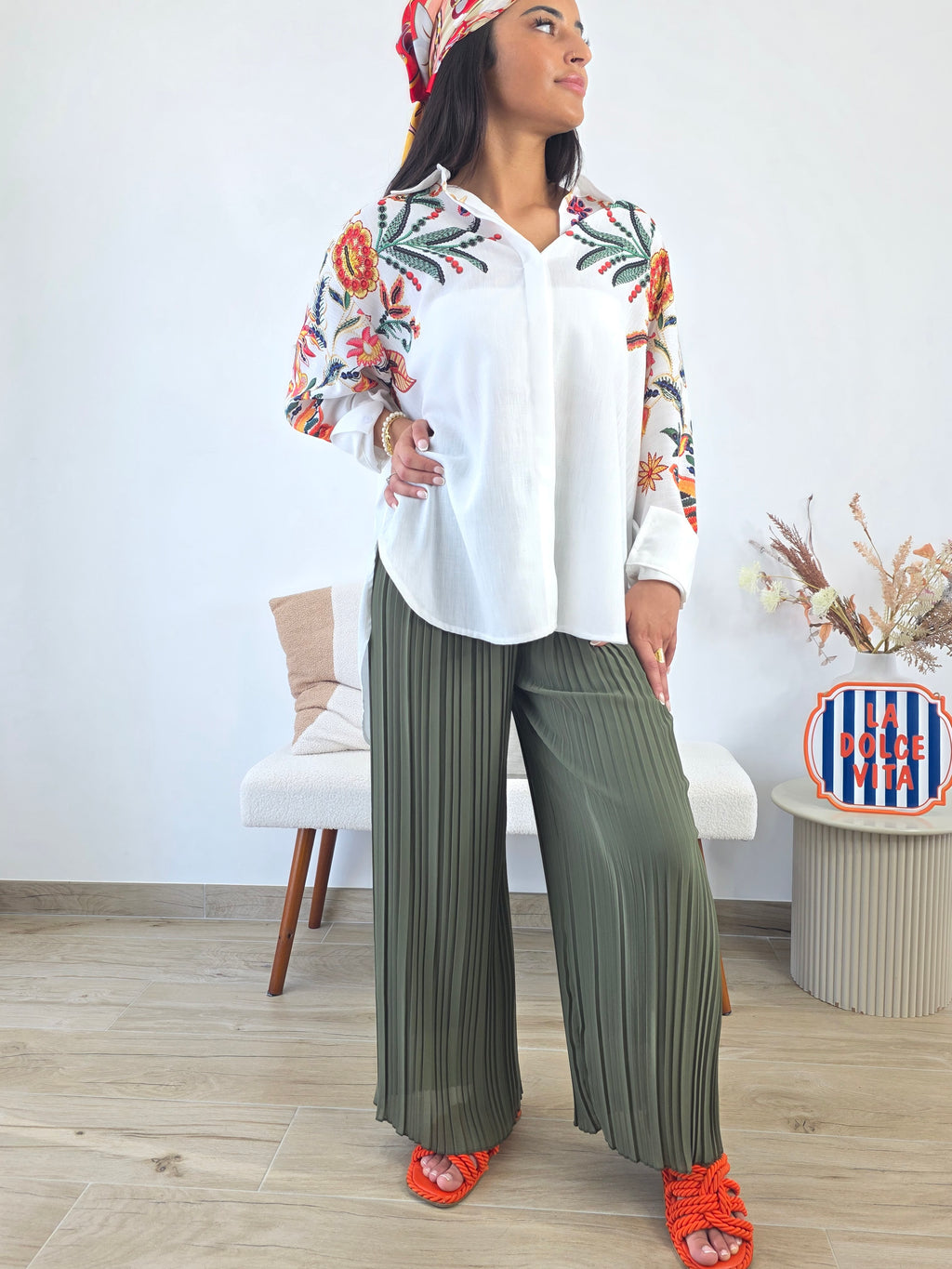 PANTALON MARIA KAKI
