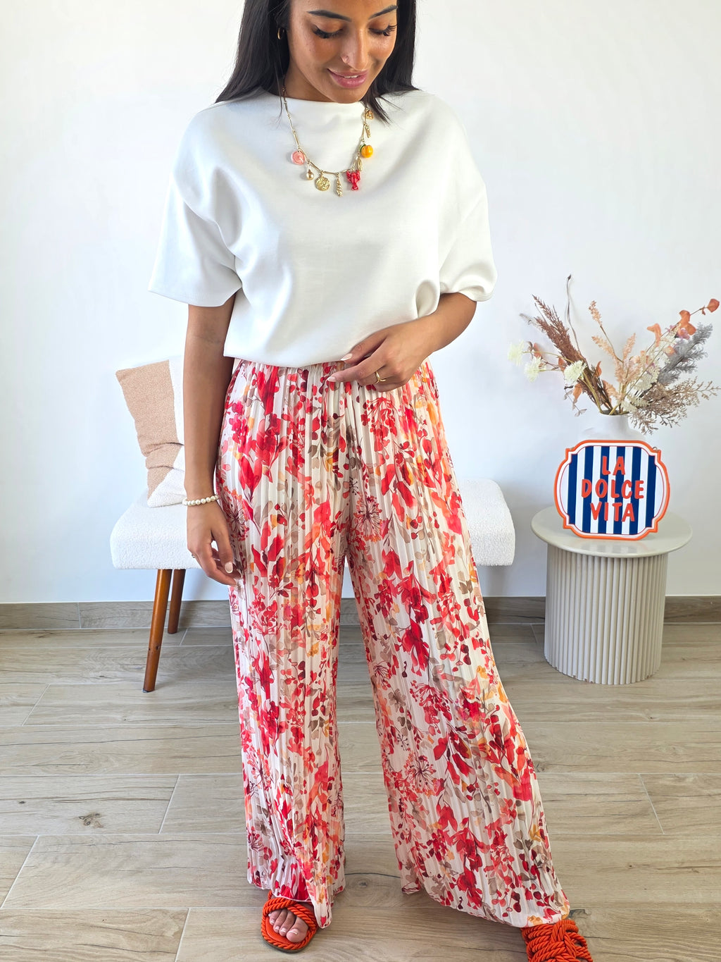 PANTALON NINA RED BLOOM