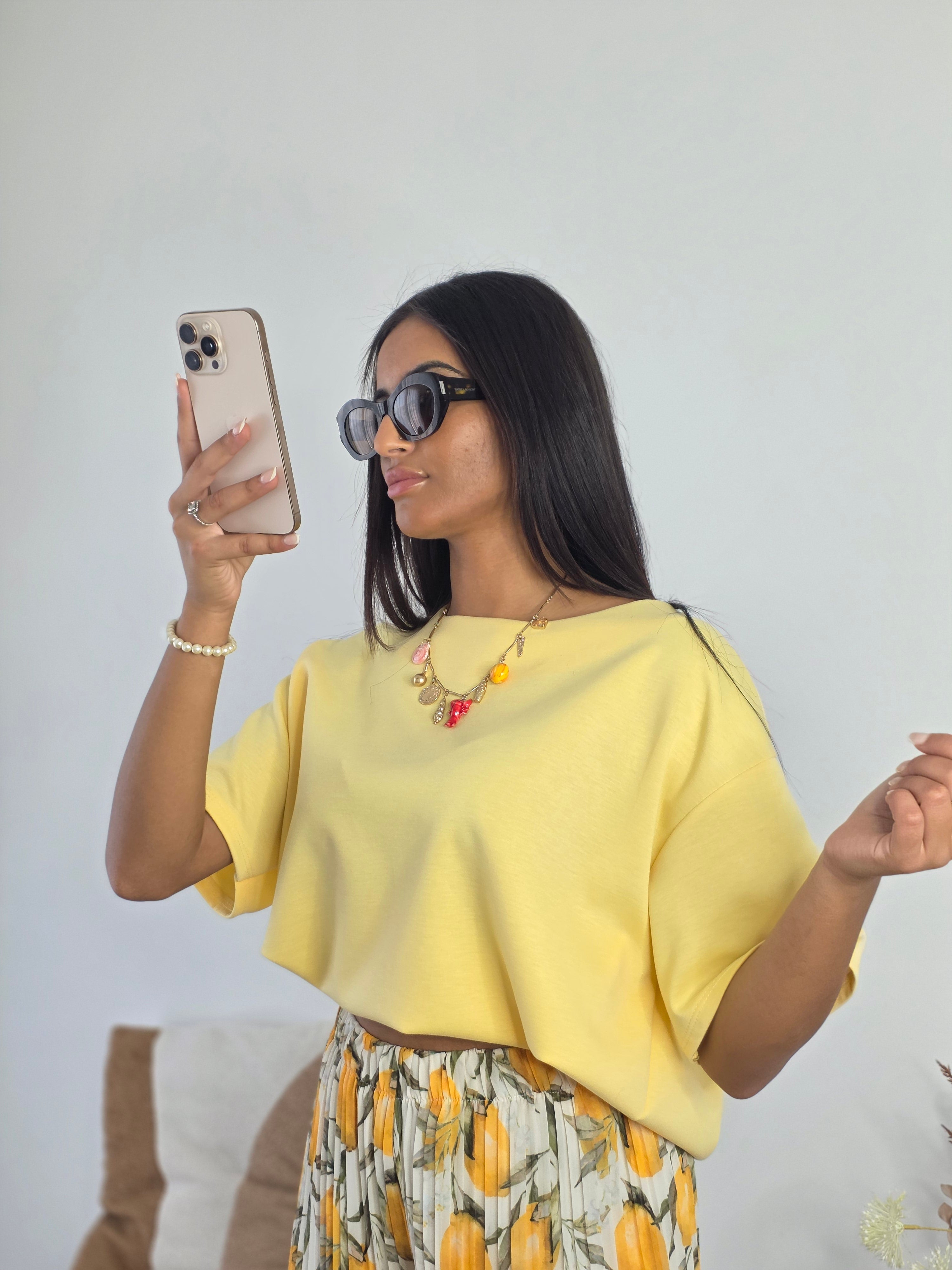 T-SHIRT LEMON YELLOW