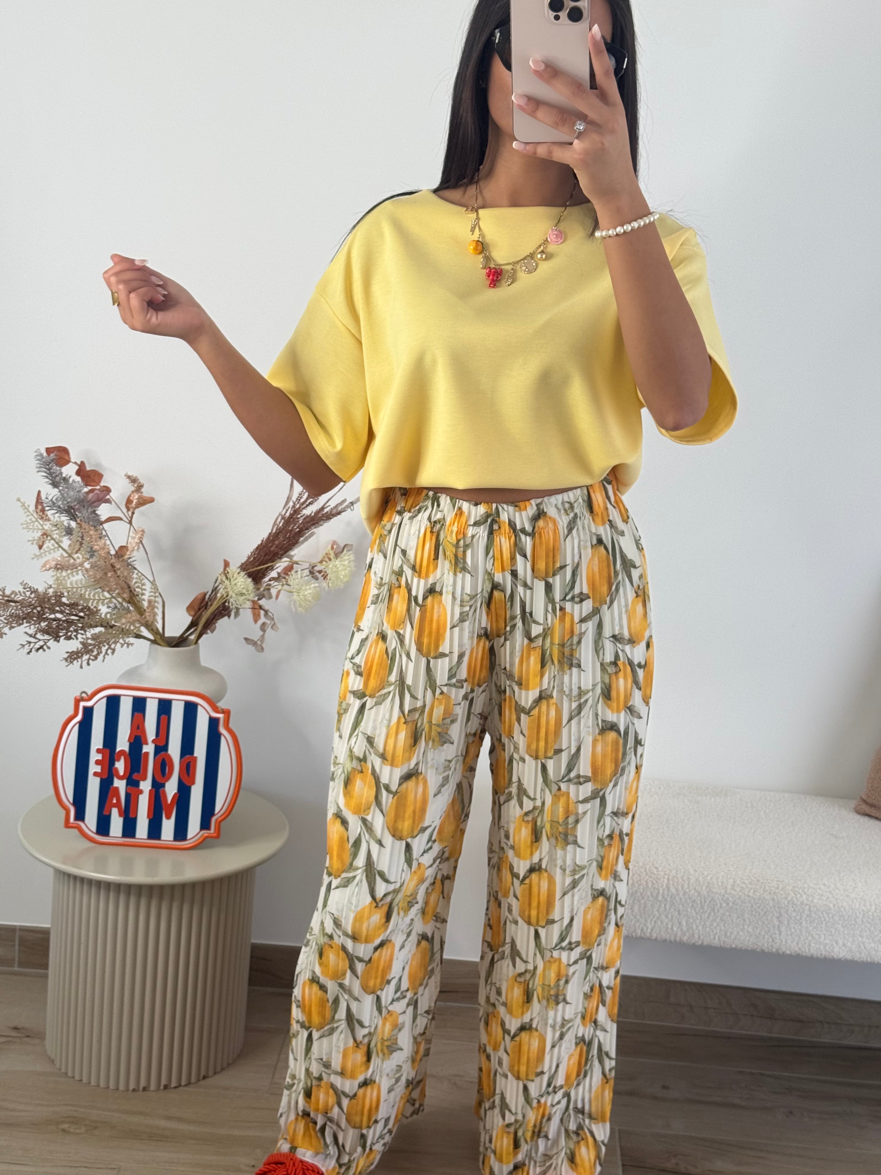 PANTALON NINA LEMON GLOW
