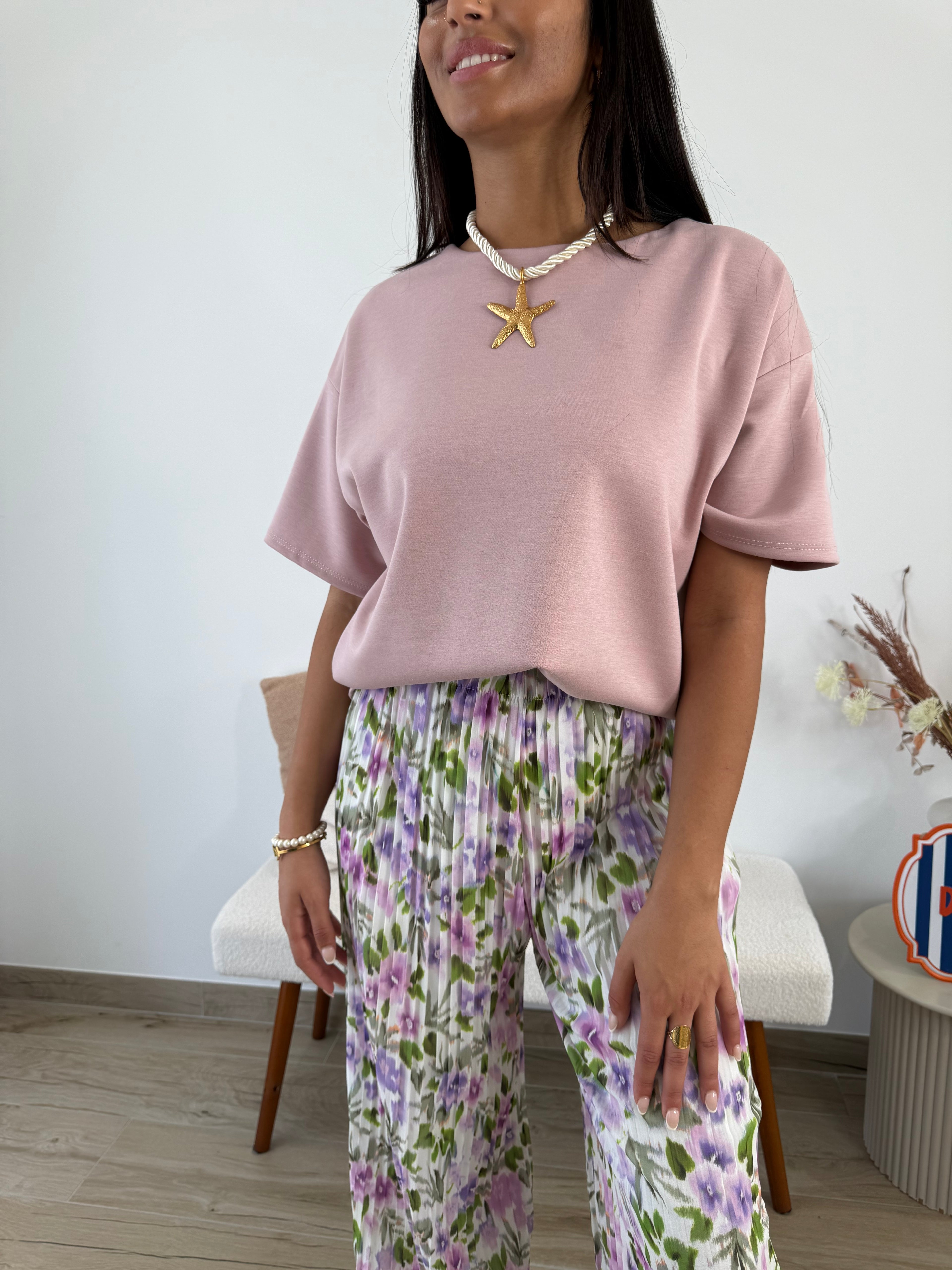 T-SHIRT LUNA PINK BLUSH